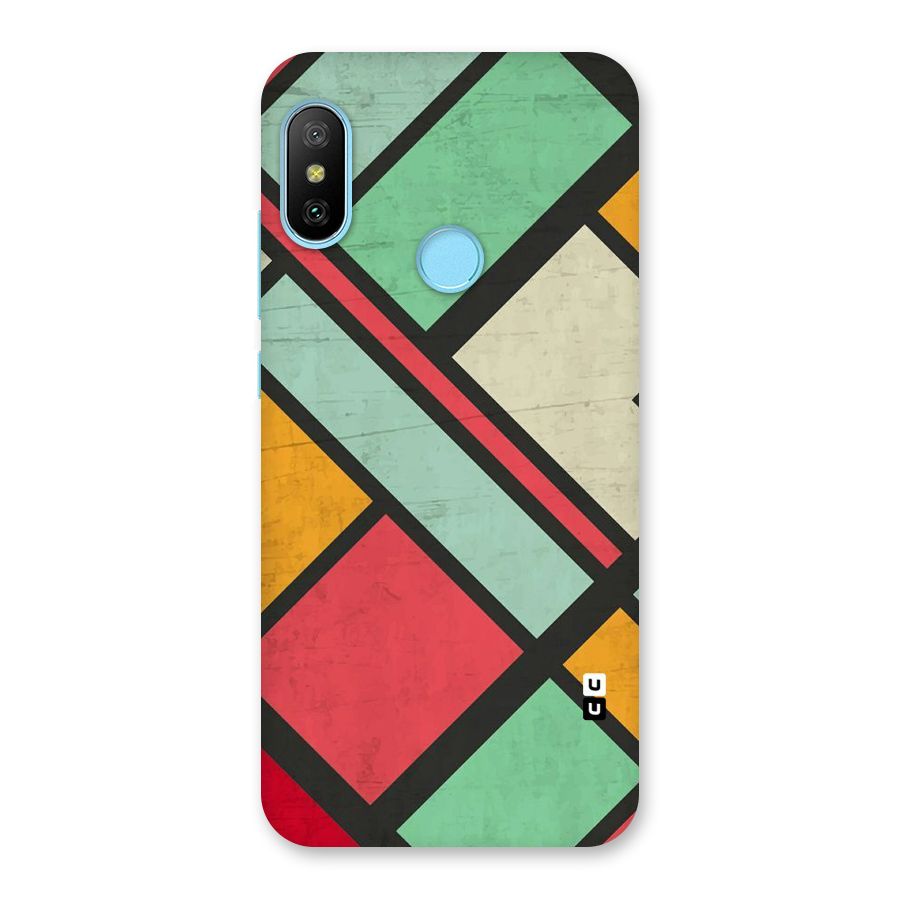 Check Colors Back Case for Redmi 6 Pro