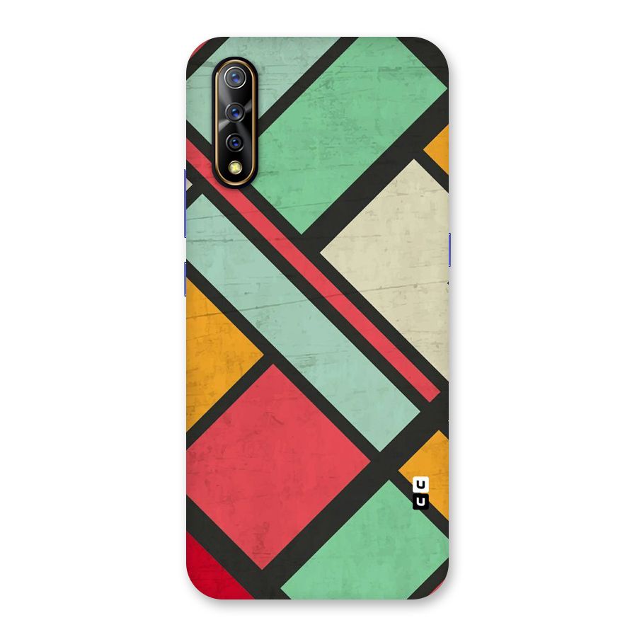 Check Colors Back Case for Vivo S1