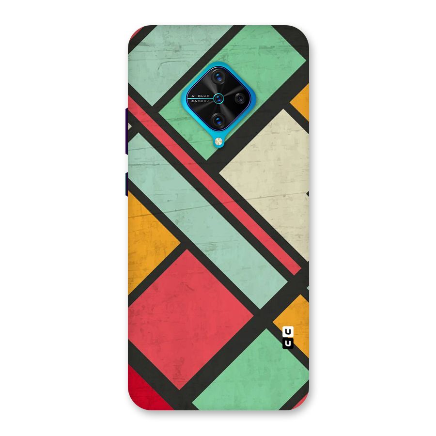 Check Colors Back Case for Vivo S1 Pro