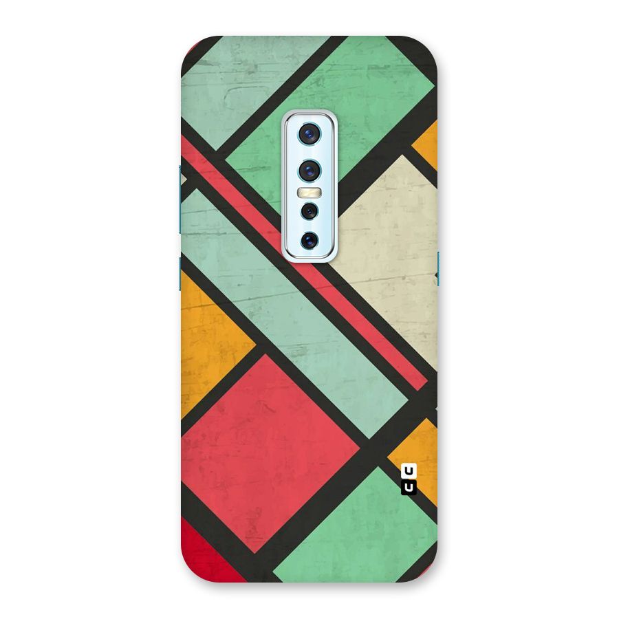 Check Colors Back Case for Vivo V17 Pro