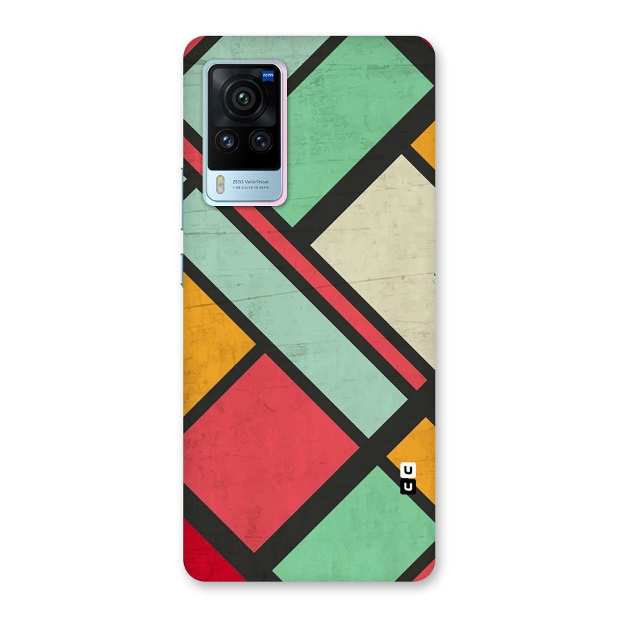 Check Colors Back Case for Vivo X60 Pro