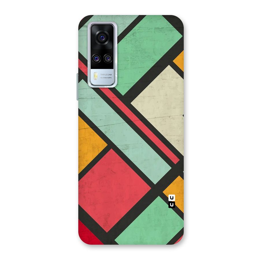 Check Colors Back Case for Vivo Y31