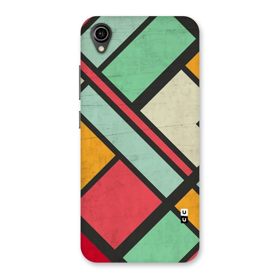 Check Colors Back Case for Vivo Y90