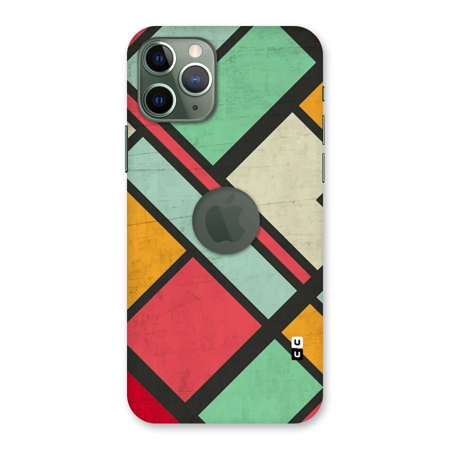 Check Colors Back Case for iPhone 11 Pro Logo  Cut