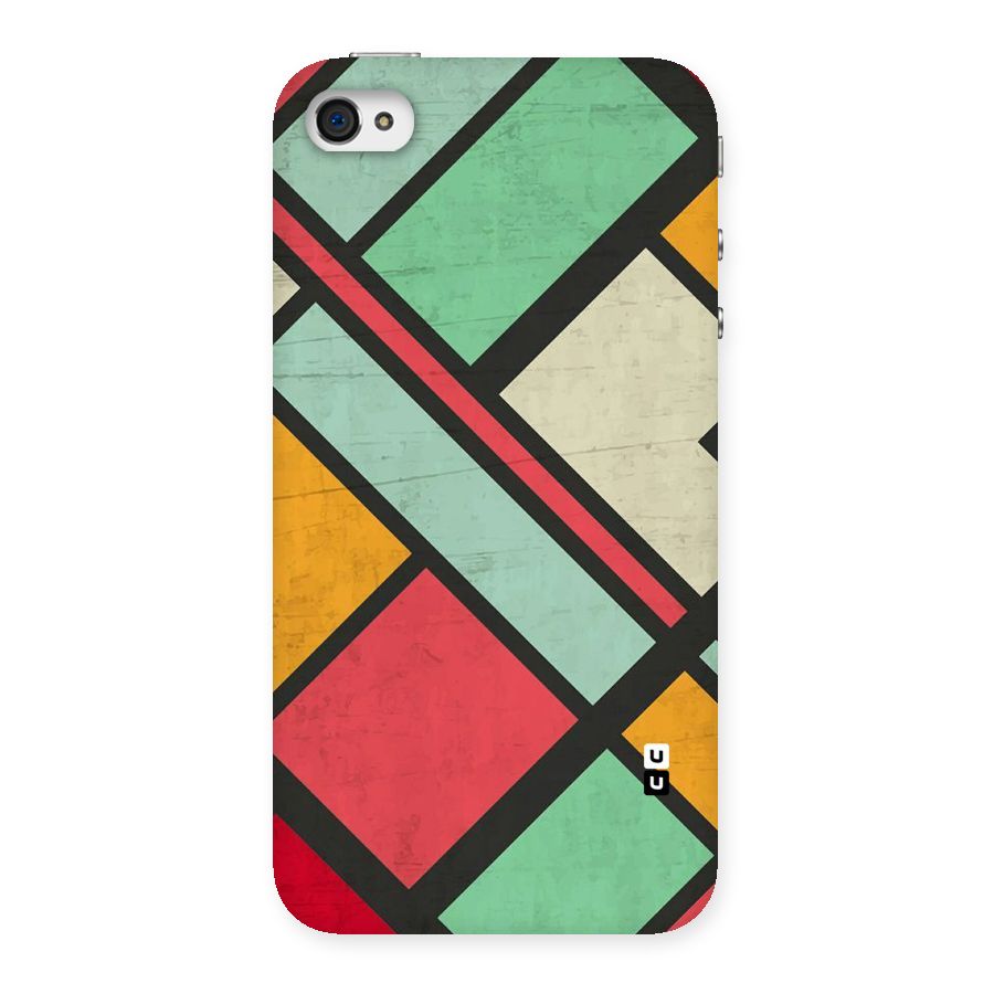 Check Colors Back Case for iPhone 4 4s