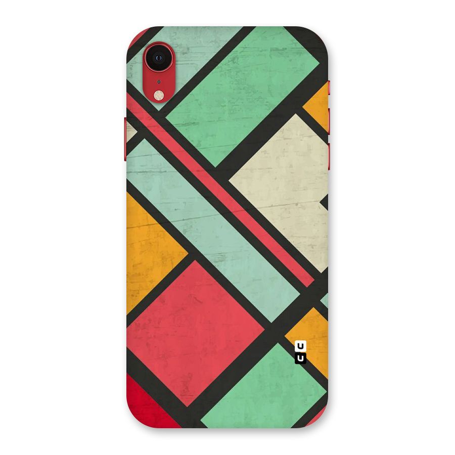 Check Colors Back Case for iPhone XR