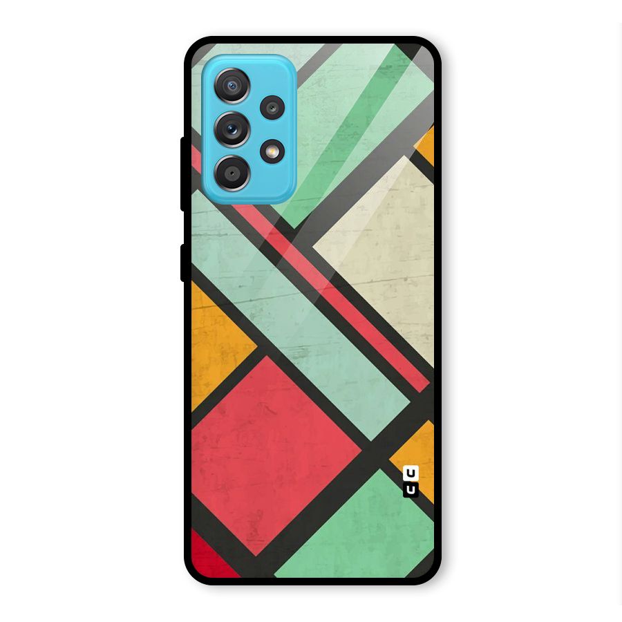 Check Colors Glass Back Case for Galaxy A52s 5G