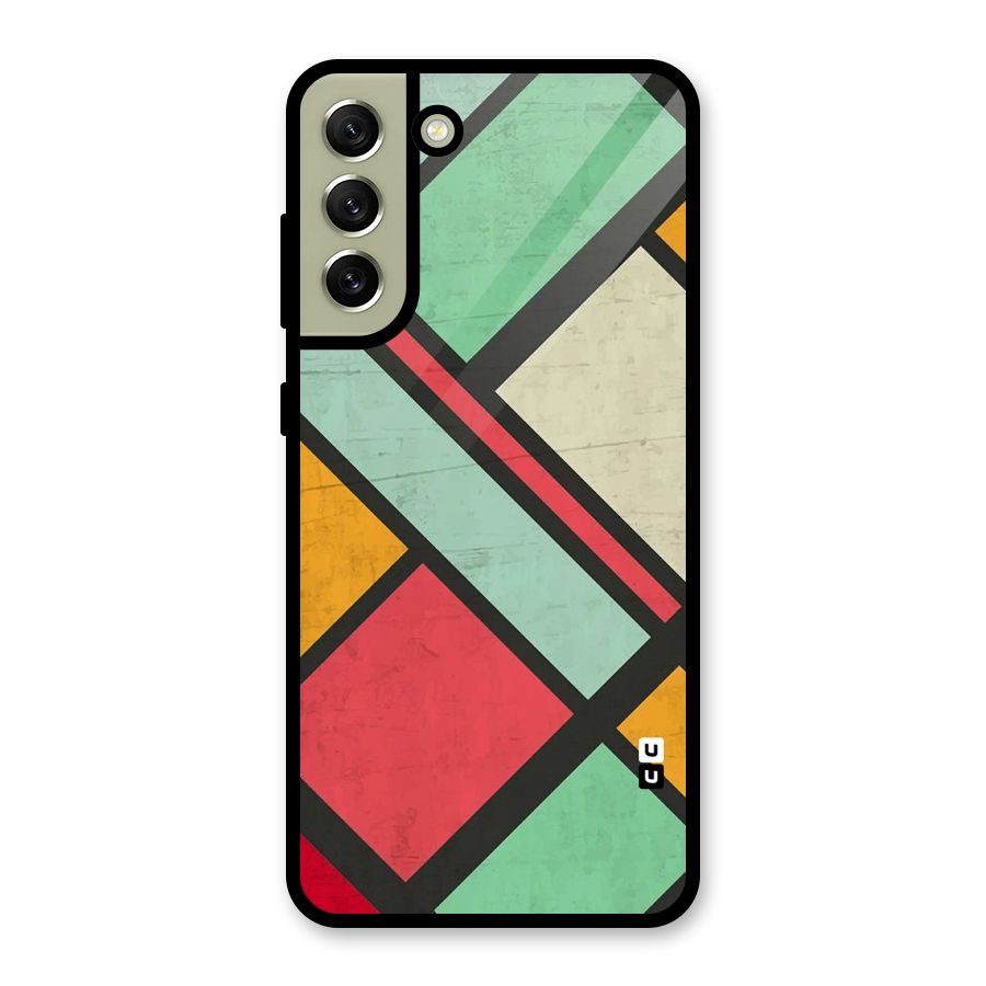Check Colors Glass Back Case for Galaxy S21 FE 5G
