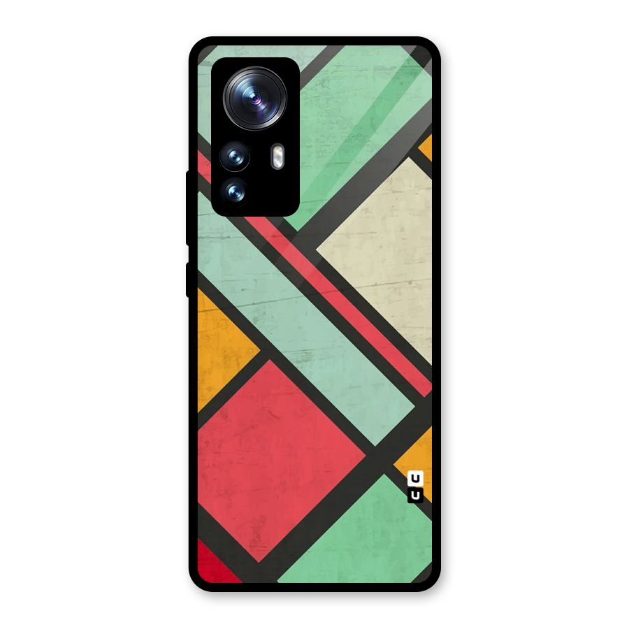 Check Colors Glass Back Case for Xiaomi 12 Pro