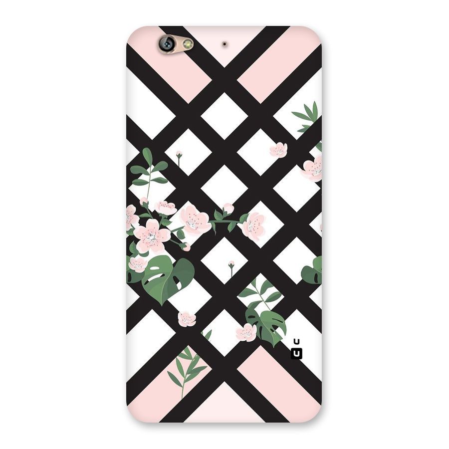 Check Floral Stripes Back Case for Gionee S6