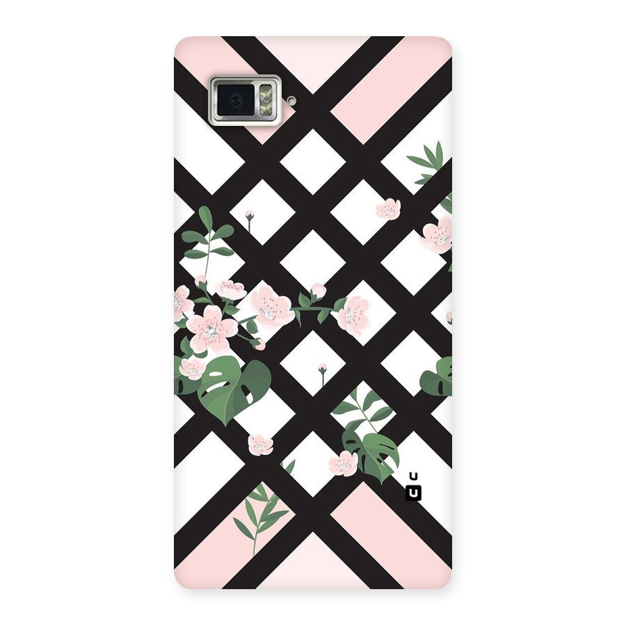Check Floral Stripes Back Case for Vibe Z2 Pro K920