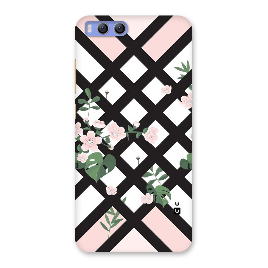 Check Floral Stripes Back Case for Xiaomi Mi 6
