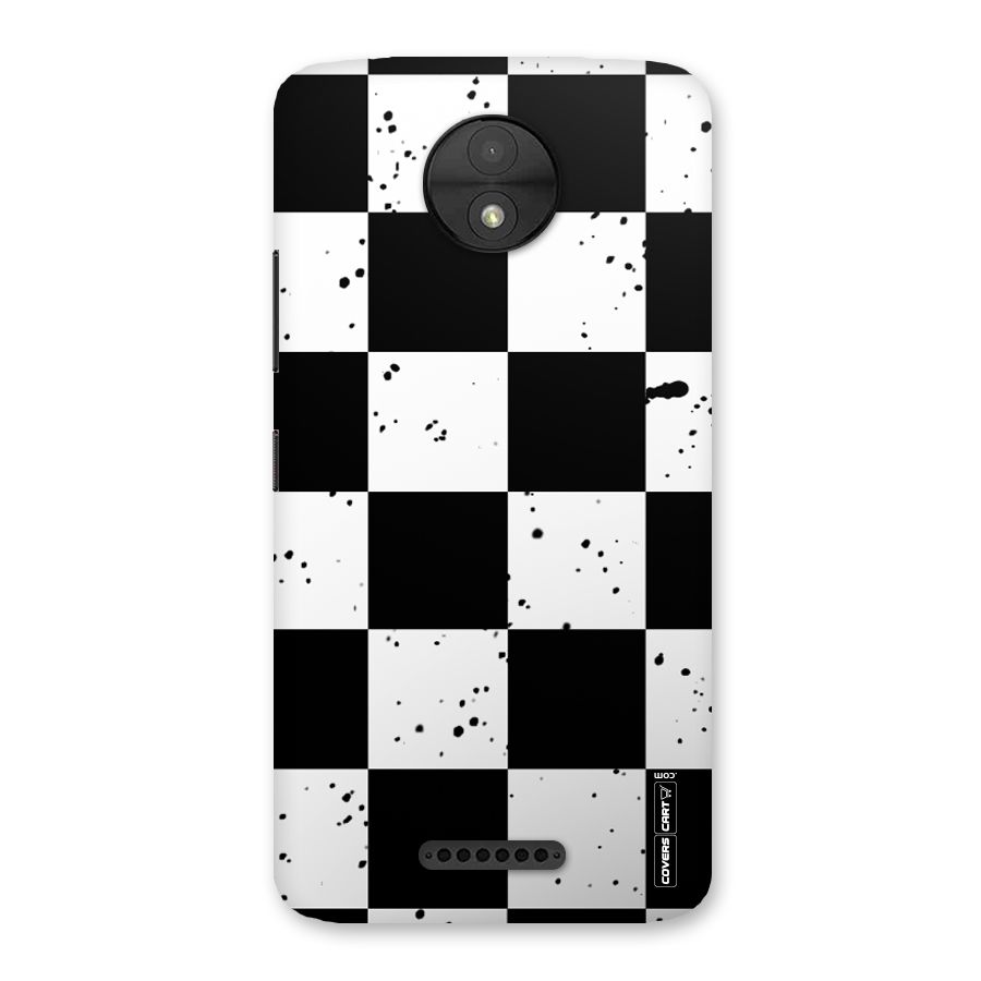 Check Mate Back Case for Moto C
