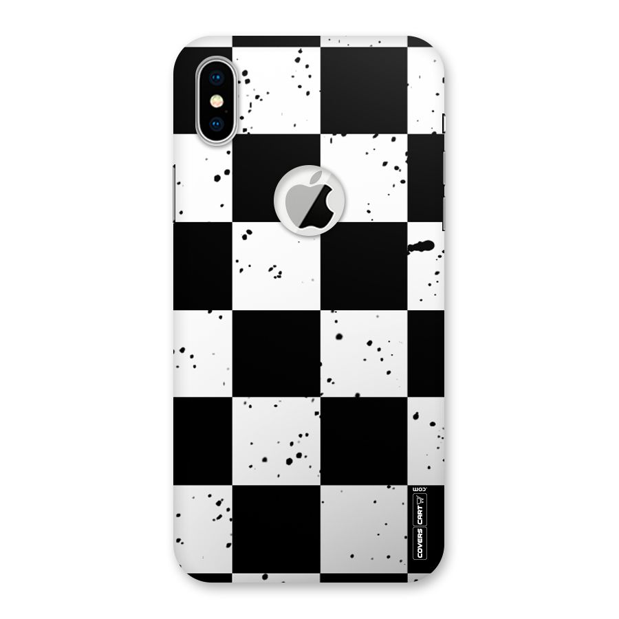 Check Mate Back Case for iPhone X Logo Cut