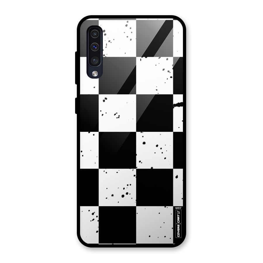 Check Mate Glass Back Case for Galaxy A30s