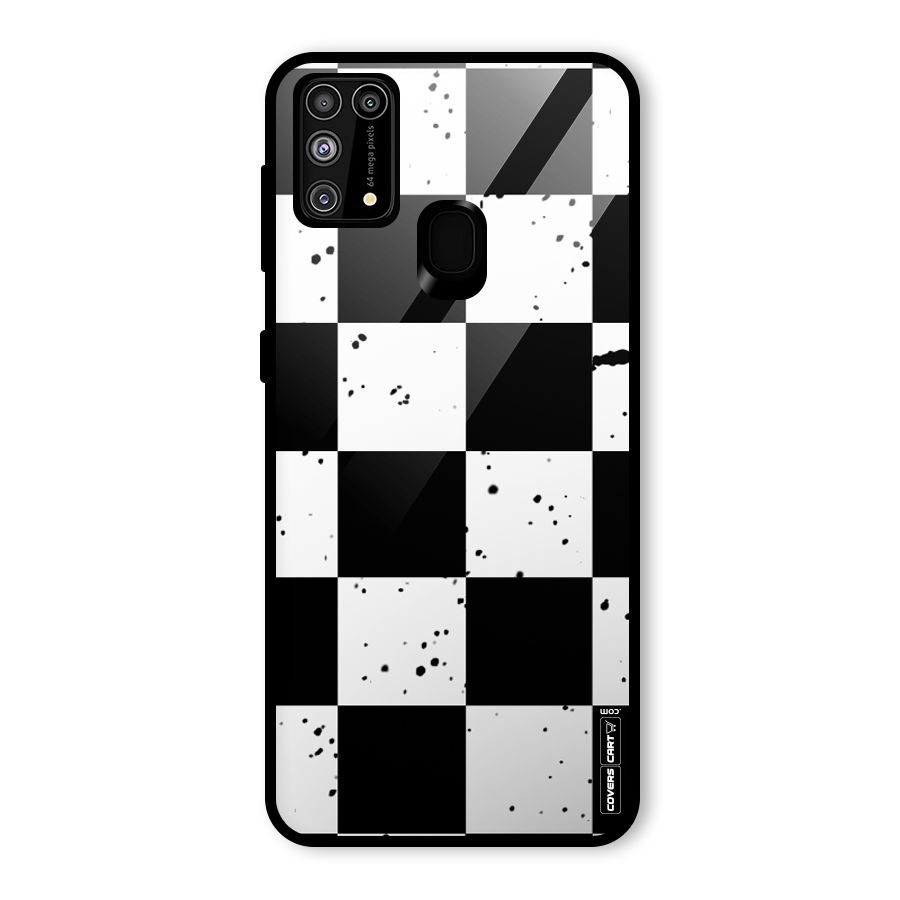 Check Mate Glass Back Case for Galaxy F41