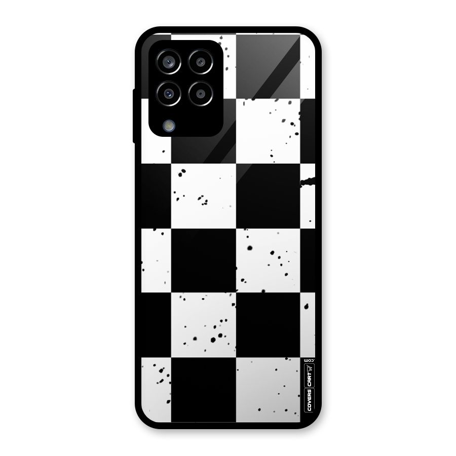 Check Mate Glass Back Case for Galaxy M33