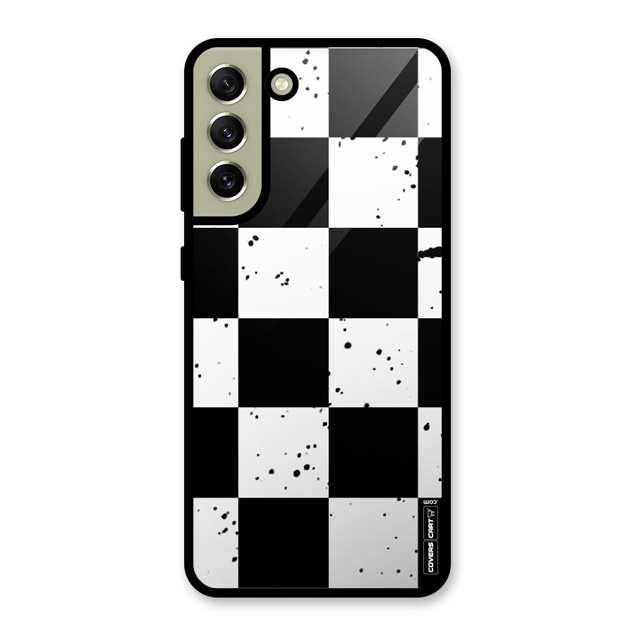 Check Mate Glass Back Case for Galaxy S21 FE 5G