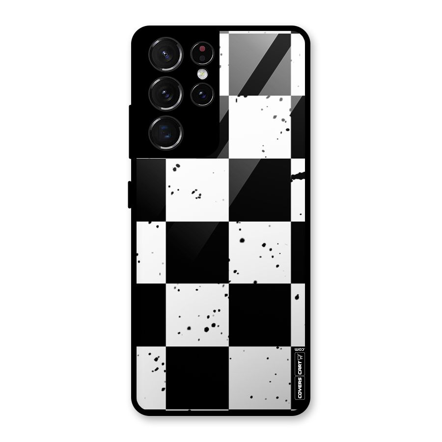Check Mate Glass Back Case for Galaxy S21 Ultra 5G