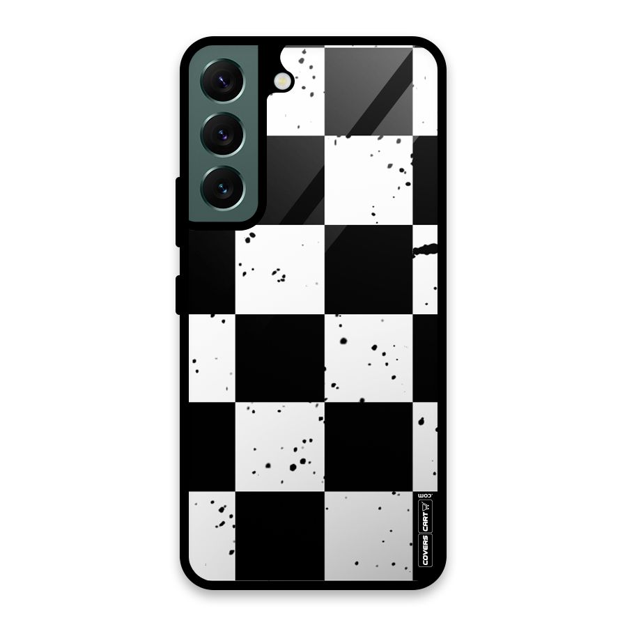 Check Mate Glass Back Case for Galaxy S22 5G