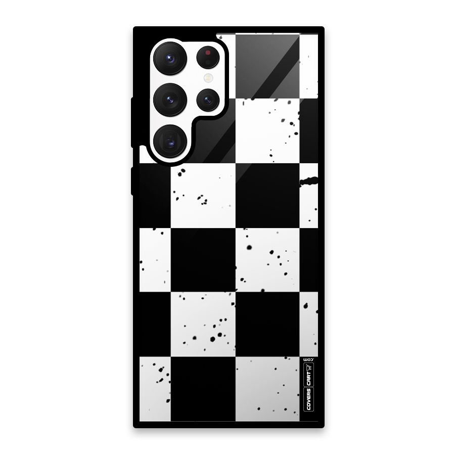 Check Mate Glass Back Case for Galaxy S22 Ultra 5G
