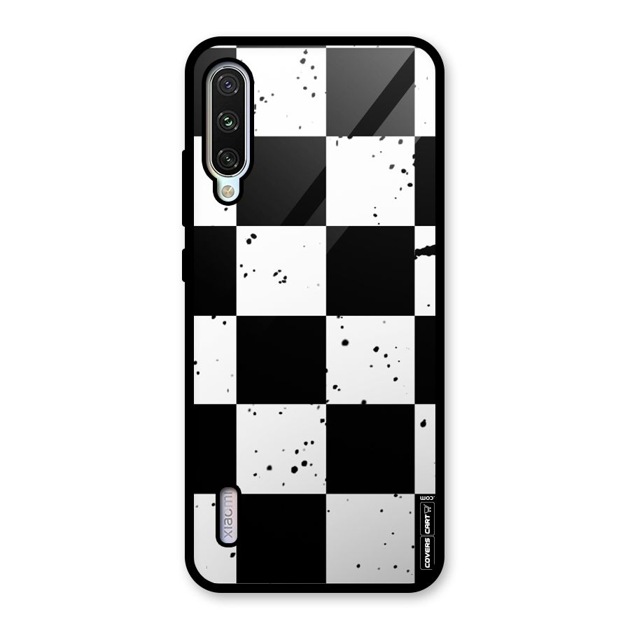 Check Mate Glass Back Case for Mi A3