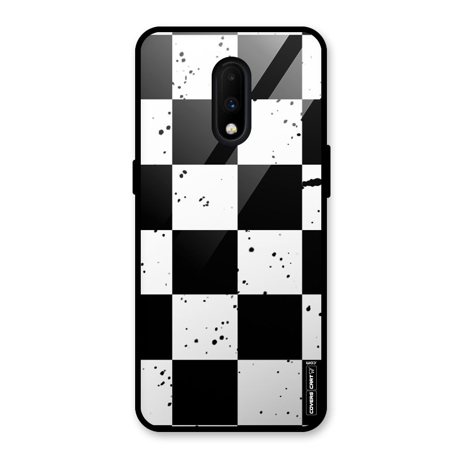 Check Mate Glass Back Case for OnePlus 7