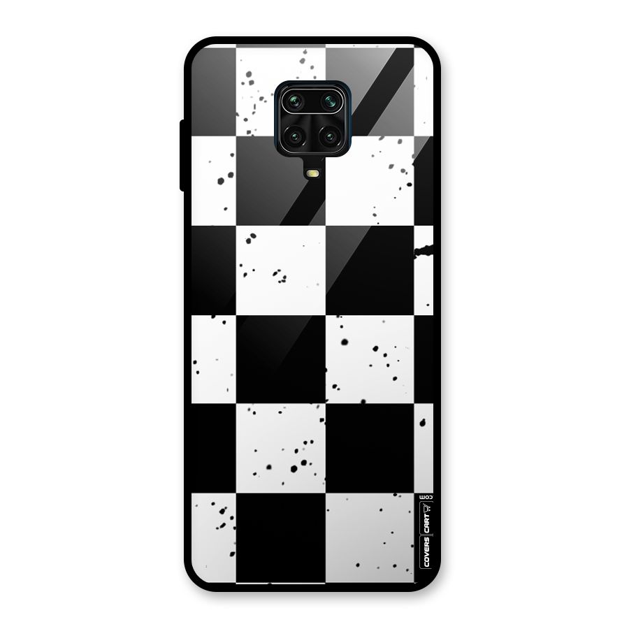 Check Mate Glass Back Case for Poco M2 Pro