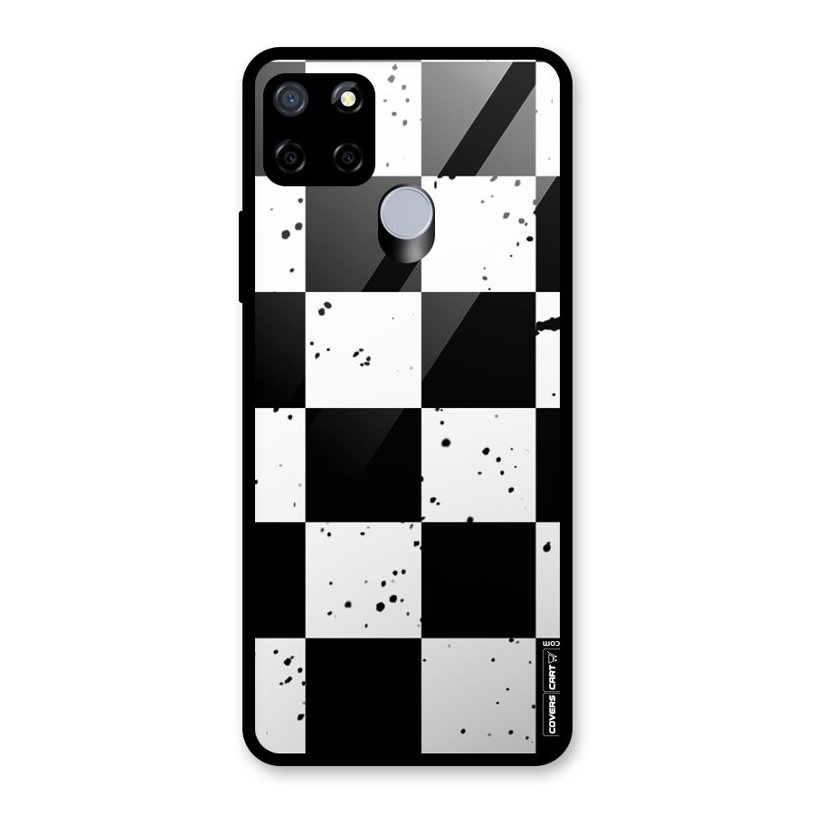 Check Mate Glass Back Case for Realme C12