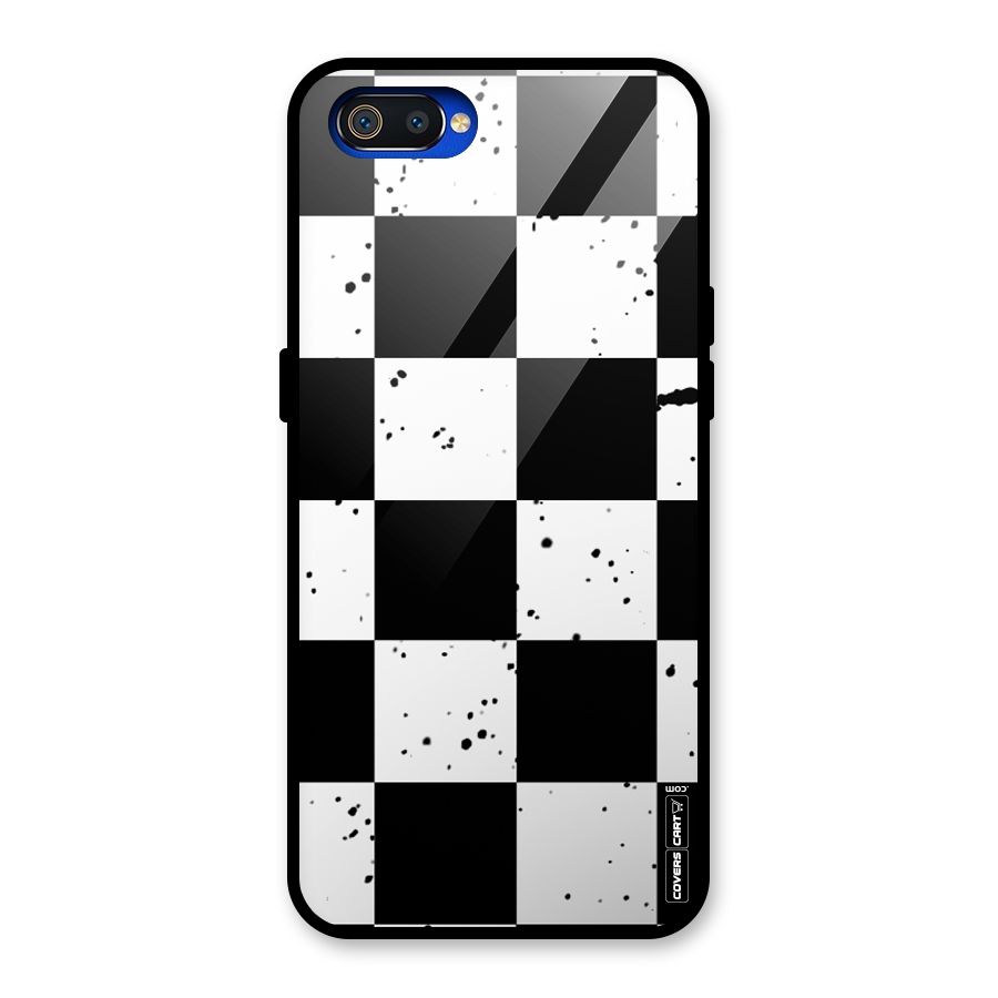 Check Mate Glass Back Case for Realme C2