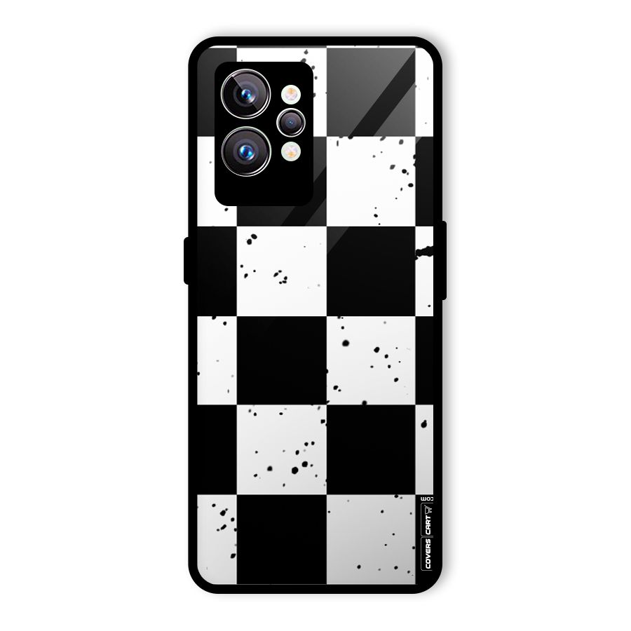 Check Mate Glass Back Case for Realme GT2 Pro