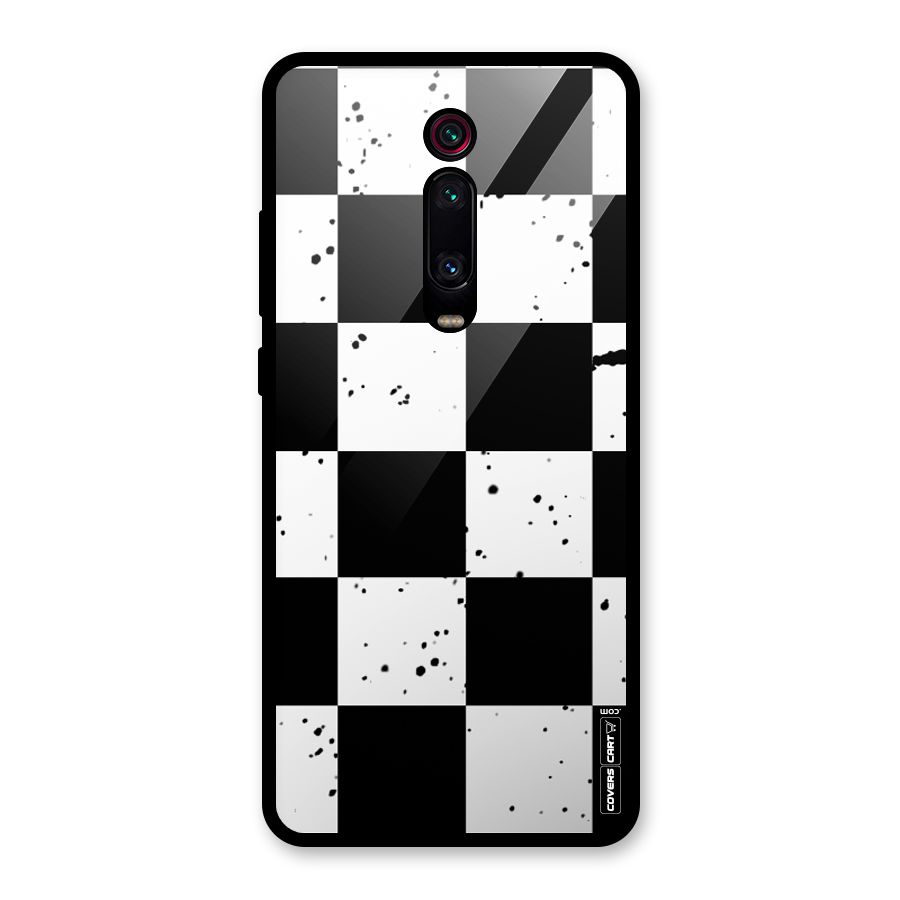 Check Mate Glass Back Case for Redmi K20