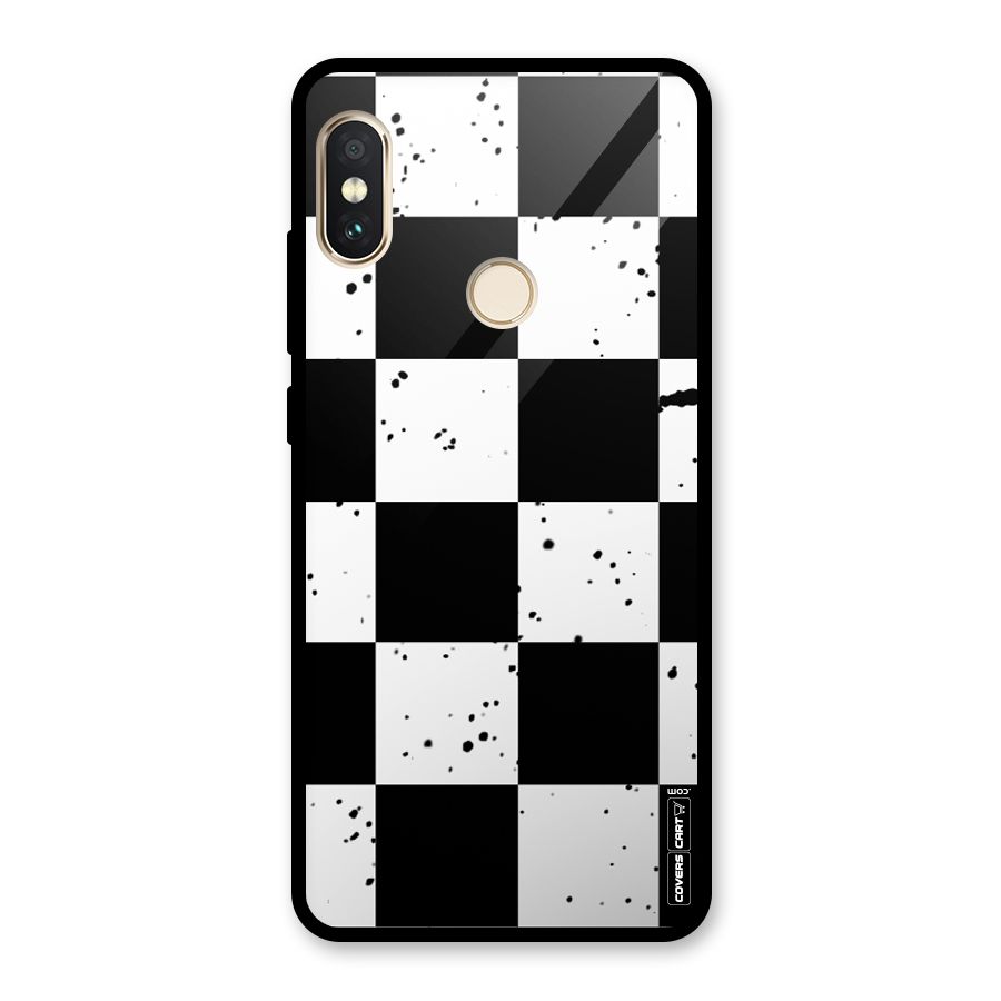 Check Mate Glass Back Case for Redmi Note 5 Pro