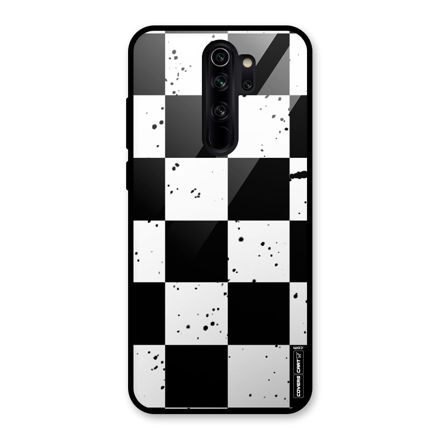Check Mate Glass Back Case for Redmi Note 8 Pro