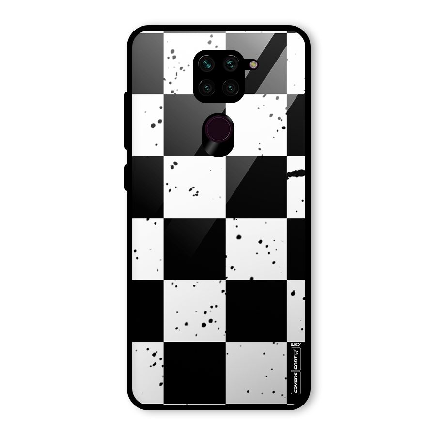 Check Mate Glass Back Case for Redmi Note 9