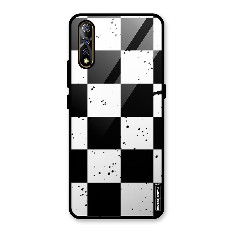 Check Mate Glass Back Case for Vivo S1