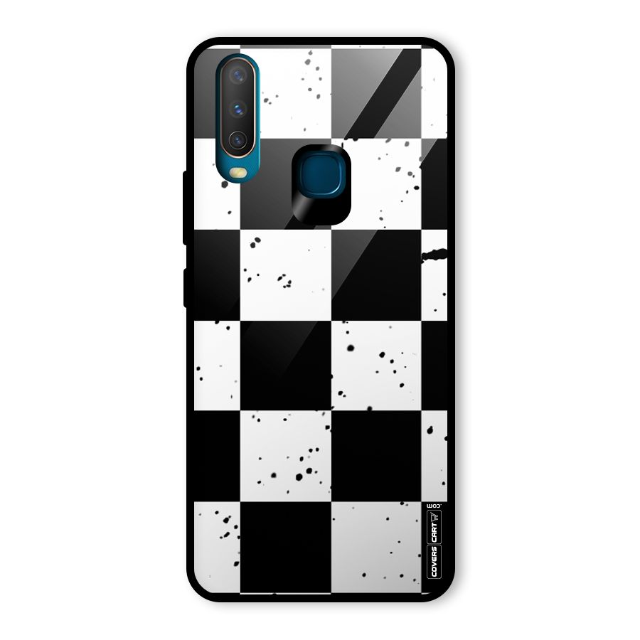 Check Mate Glass Back Case for Vivo U10
