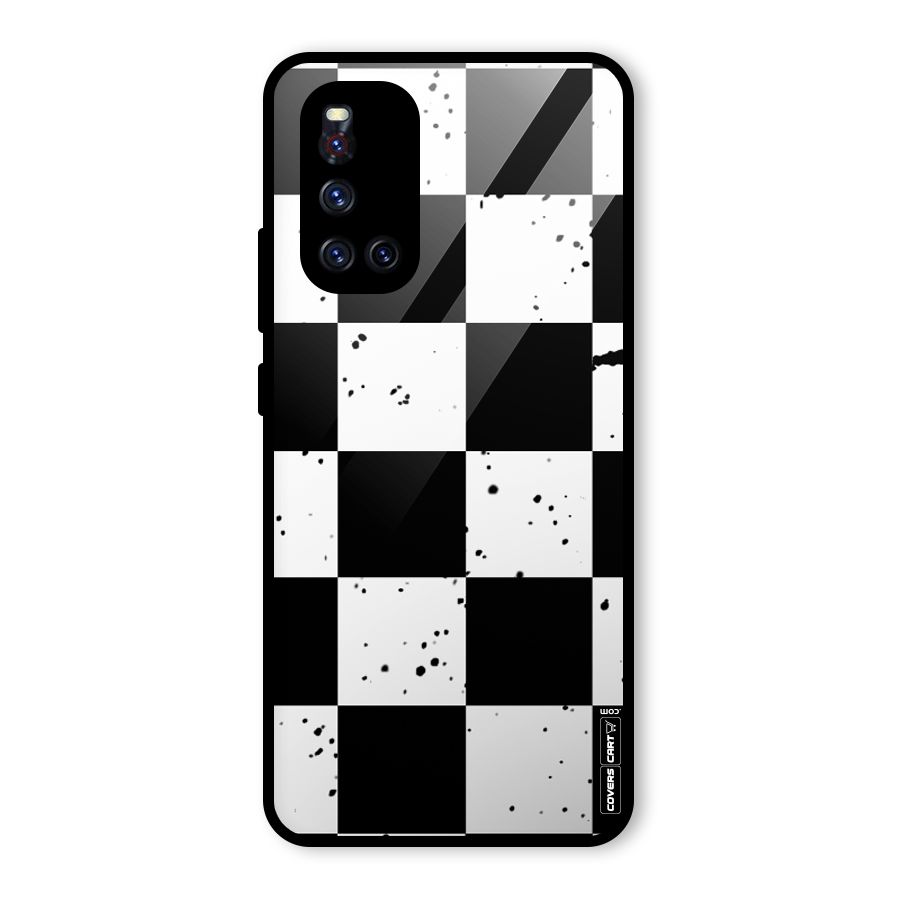 Check Mate Glass Back Case for Vivo V19