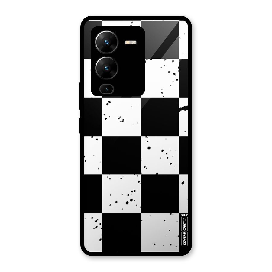 Check Mate Glass Back Case for Vivo V25 Pro