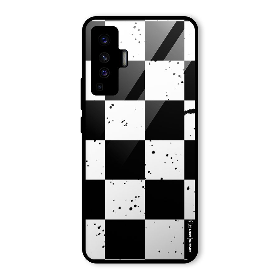 Check Mate Glass Back Case for Vivo X50