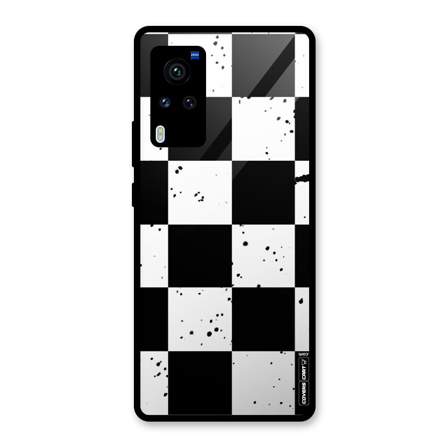 Check Mate Glass Back Case for Vivo X60 Pro