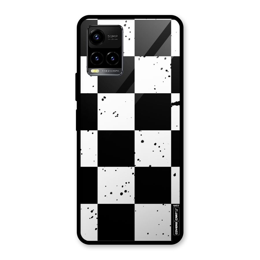 Check Mate Glass Back Case for Vivo Y21T