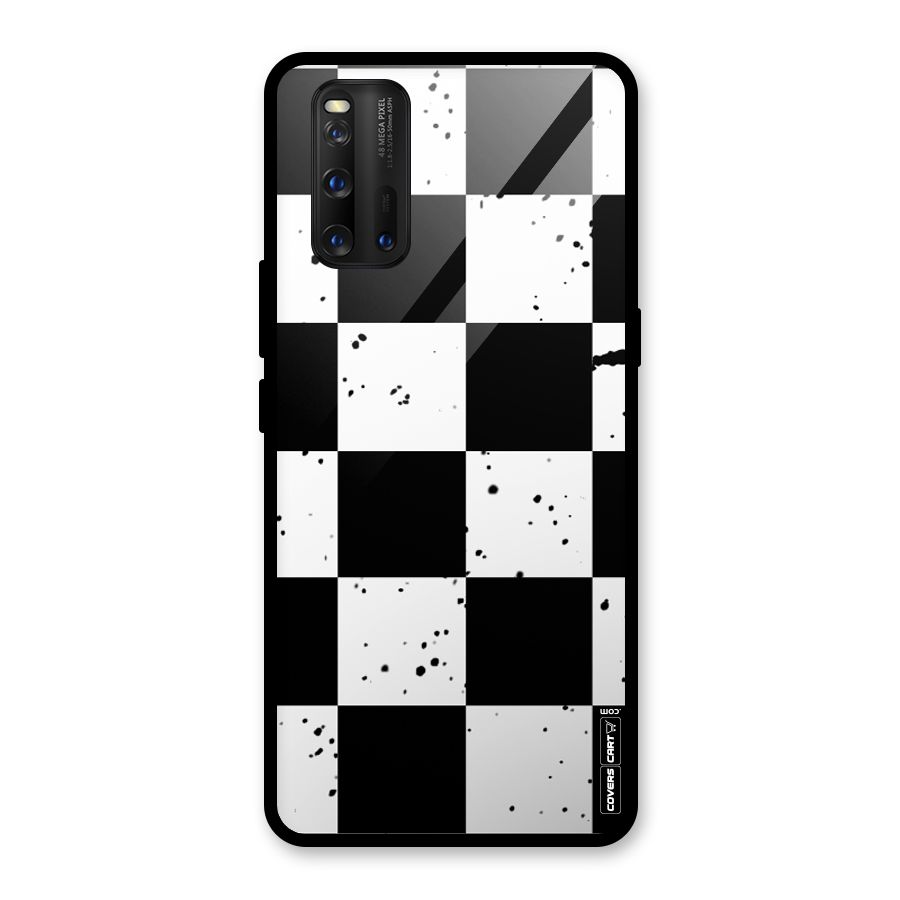 Check Mate Glass Back Case for Vivo iQOO 3
