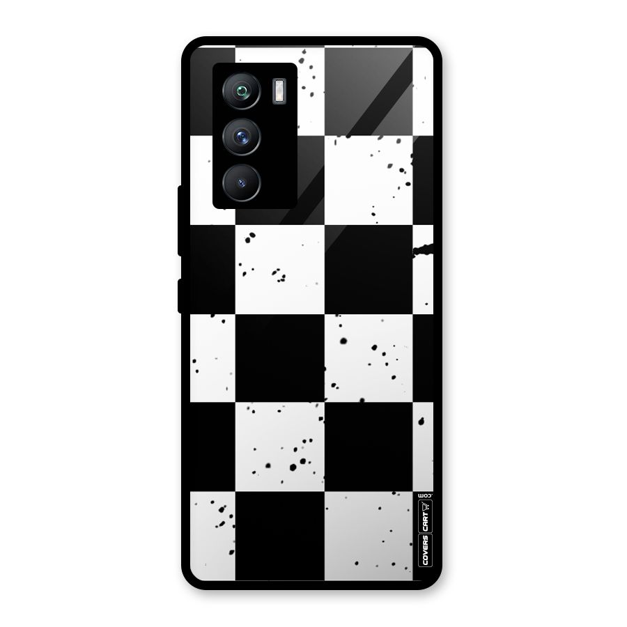 Check Mate Glass Back Case for Vivo iQOO 9 SE