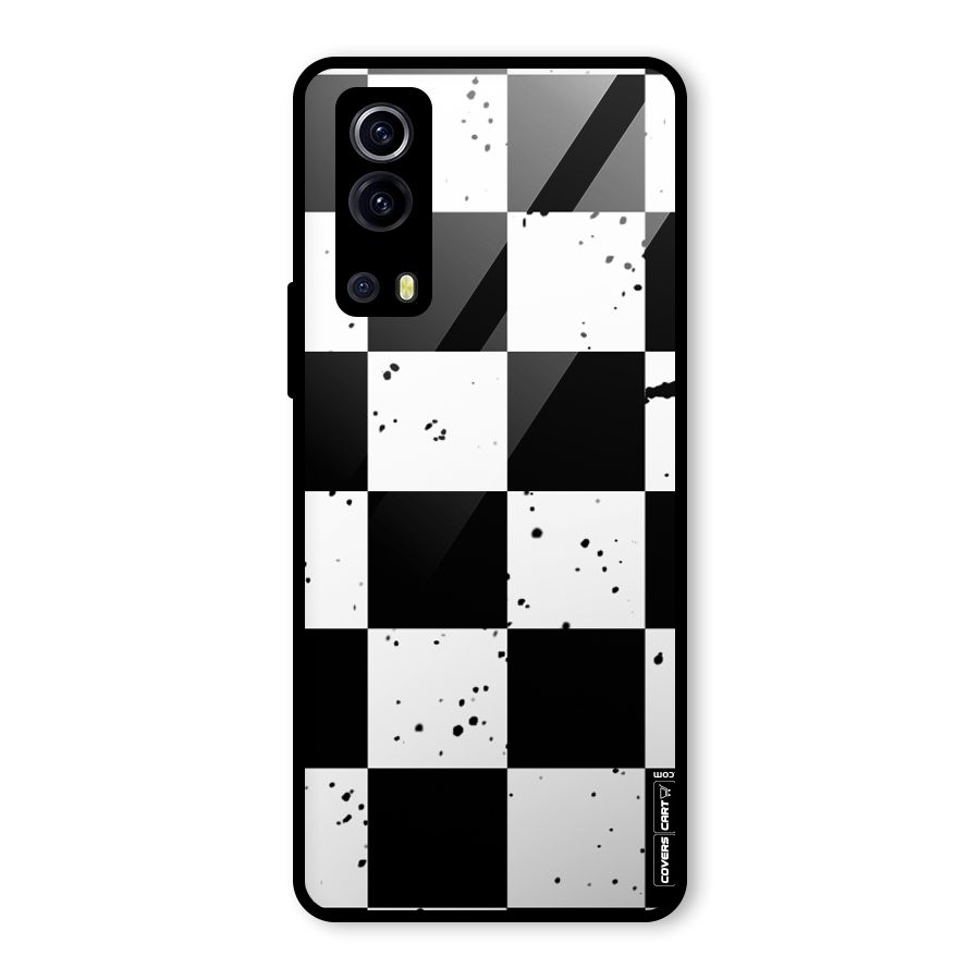 Check Mate Glass Back Case for Vivo iQOO Z3