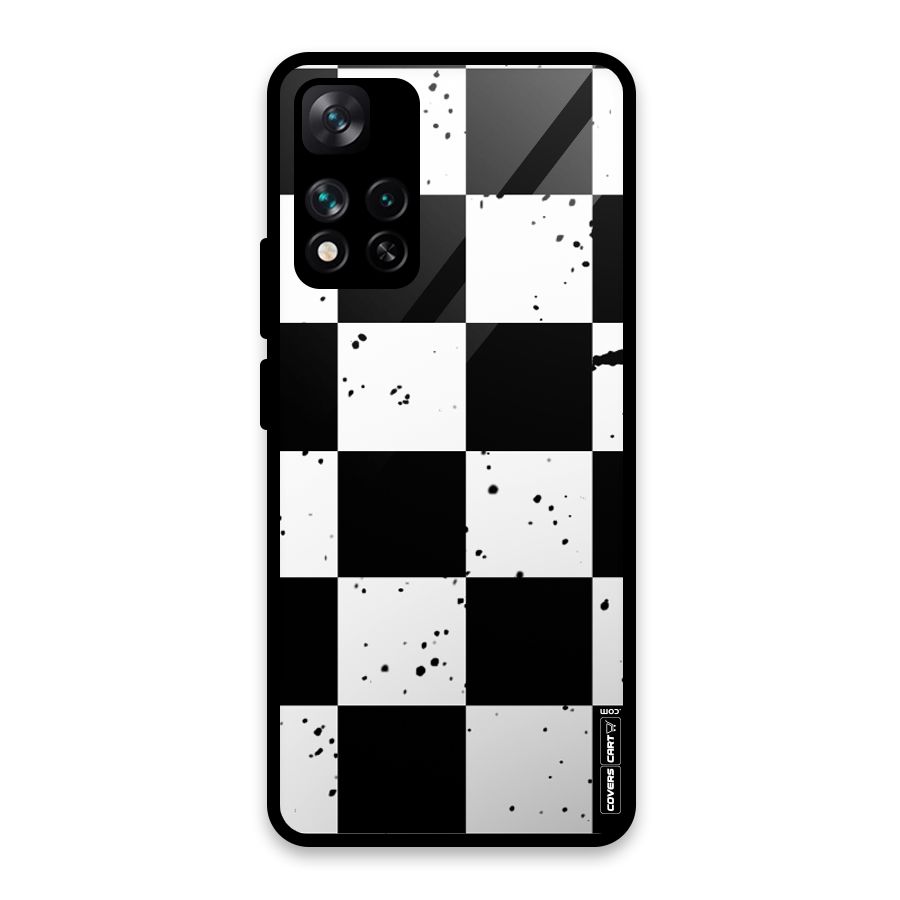 Check Mate Glass Back Case for Xiaomi 11i HyperCharge 5G