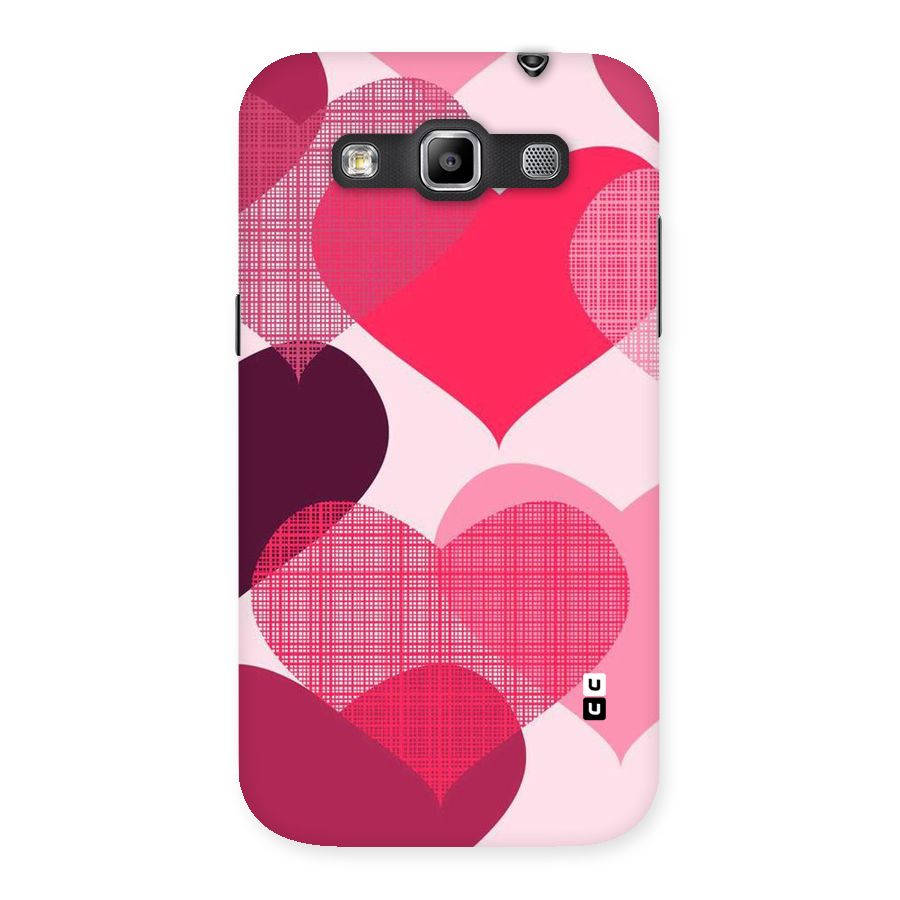 Check Pink Hearts Back Case for Galaxy Grand Quattro