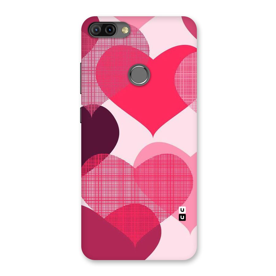 Check Pink Hearts Back Case for Infinix Hot 6 Pro