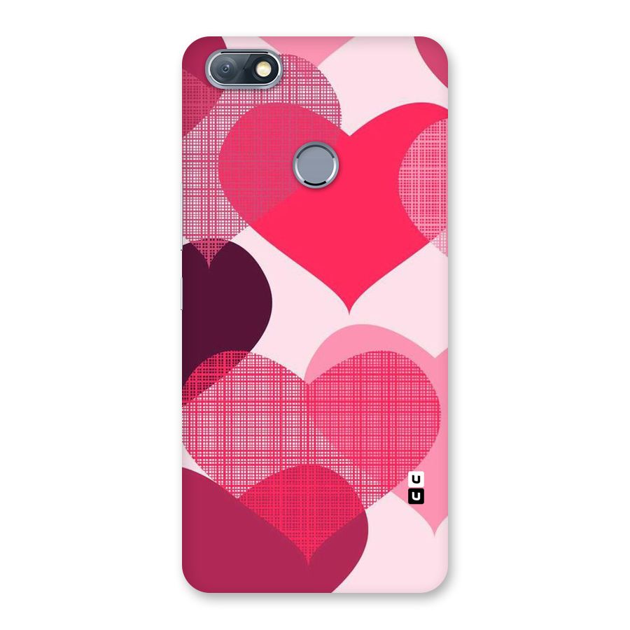 Check Pink Hearts Back Case for Infinix Note 5
