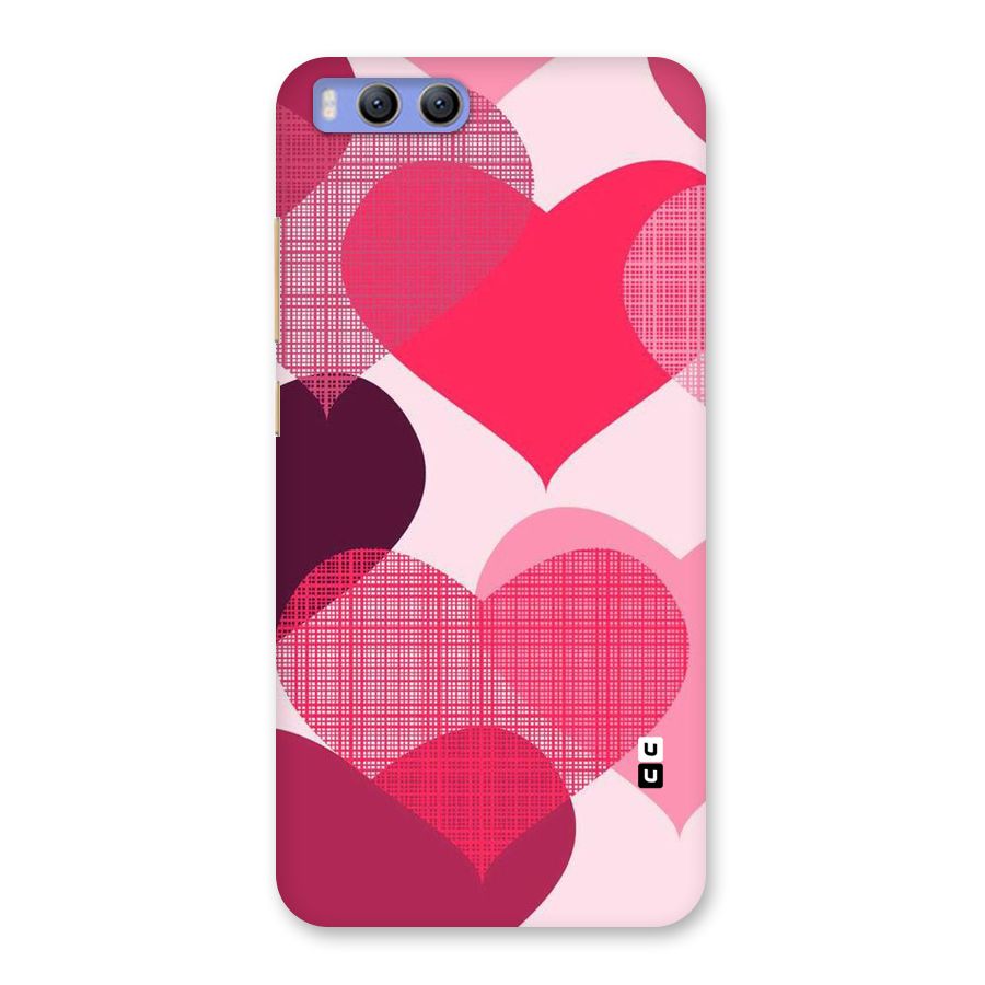 Check Pink Hearts Back Case for Xiaomi Mi 6